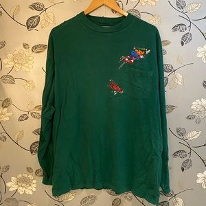 Vintage Skiing Goofy Long Sleeve Tee
